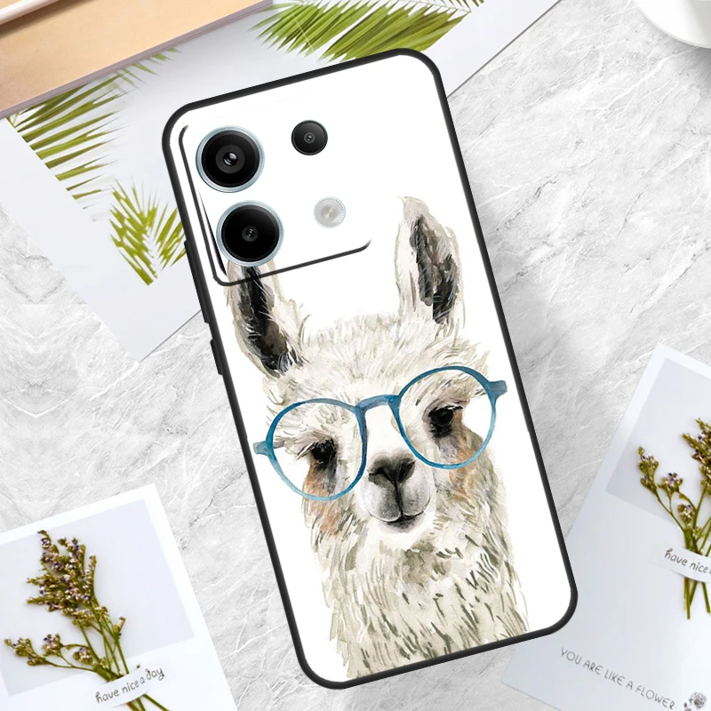 Lama Llama Alpaca Case For Redmi Note 13 Pro Plus 12 11 10 9 Pro 9S 10S 11S 12S 10A 9C 10C 12C 13C Back Cover