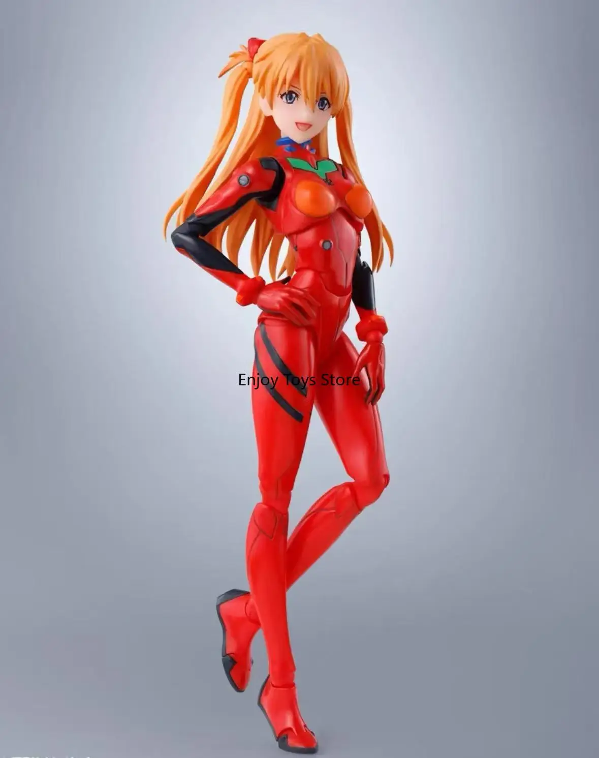 

In Stock Bandai SHF Shikinami Asuka Langley EVA Neon Genesis Evangelion Aquila Warrior Figure