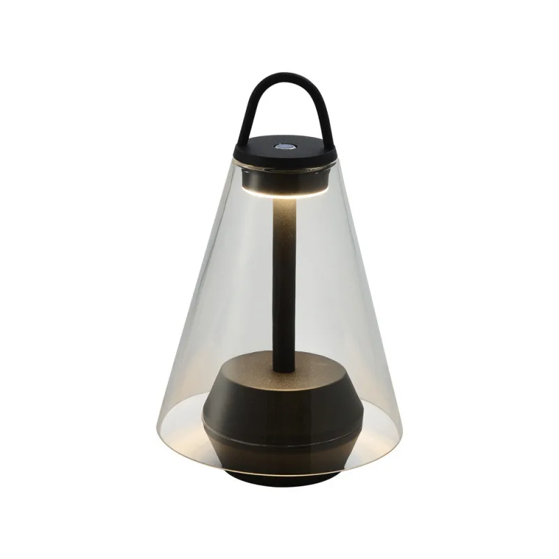 

Nordic bedside table lamp modern simple living room touch atmosphere light led glass bedroom night light