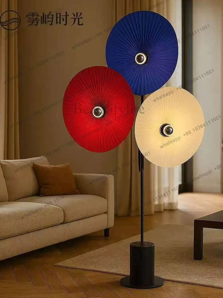 Modern simple contrasting color floor luminous object creative decorative ornament