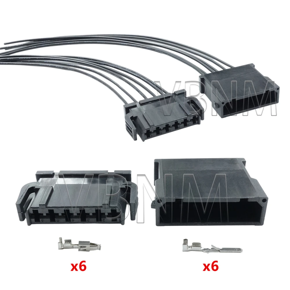 6 Pin 893971636 893971996 893 971 636 893 971 996 Car Taillight Cable Socket For VW Passat B5 Auto Parts