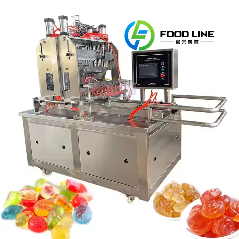 Small Gummy Candy Making Machine Jelly Gummy Bear Machines Small Jelly Candy Production Machine