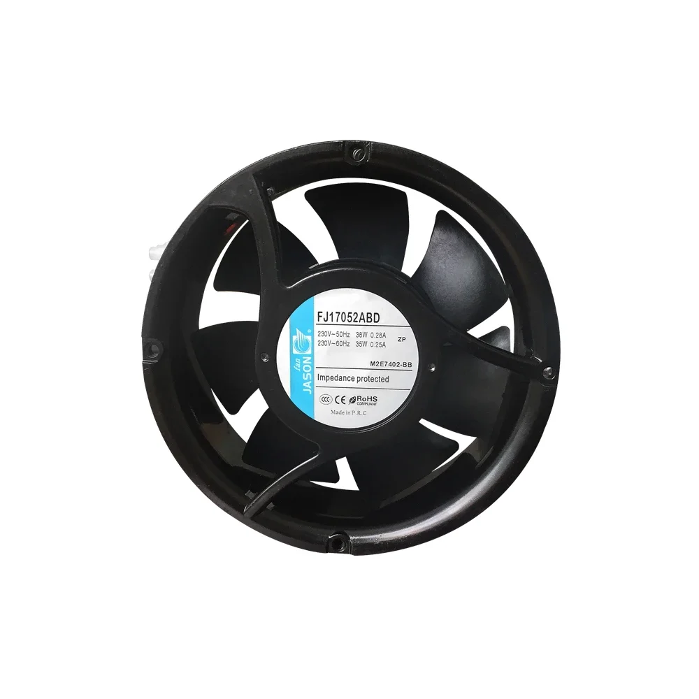 cooling fan Dia.171mm round ventil-ator 237CFM 220V 230V shaded pole axial cooling fan FJ17052AS