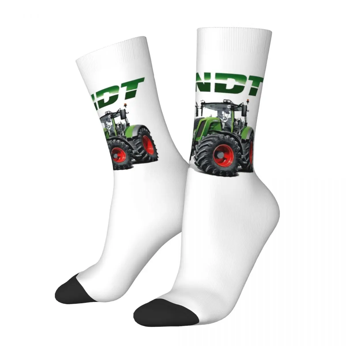 Fendt Tractor Socks Harajuku Sweat Absorbing Stockings All Season Long Socks Accessories for Unisex Birthday Present