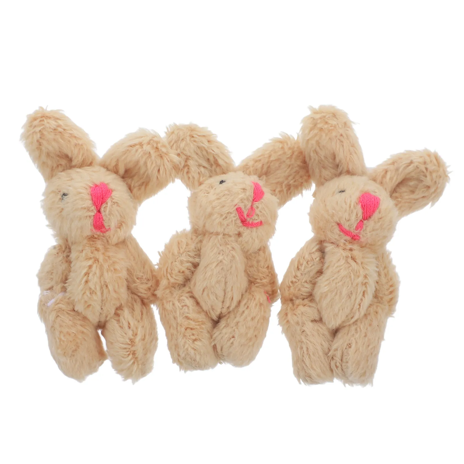 

3Pcs Mini Rabbit Micro Landscape Decor Soft Lightweight Miniature Garden Bonsai Ornament Desktop Animal Decoration for Home