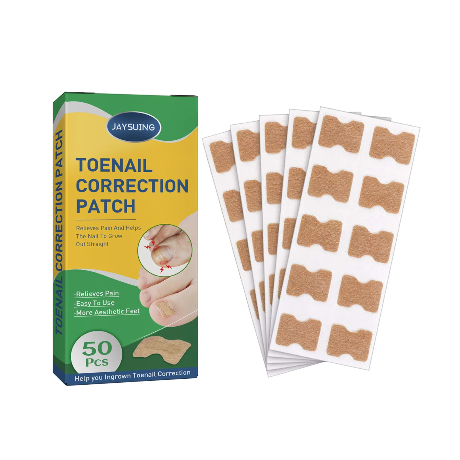 Paronychia Correction Patch Ingrown Toenail Removal Paronychia Treatment Recover Care Waterproof Nail Ingrown Corrector Stickers