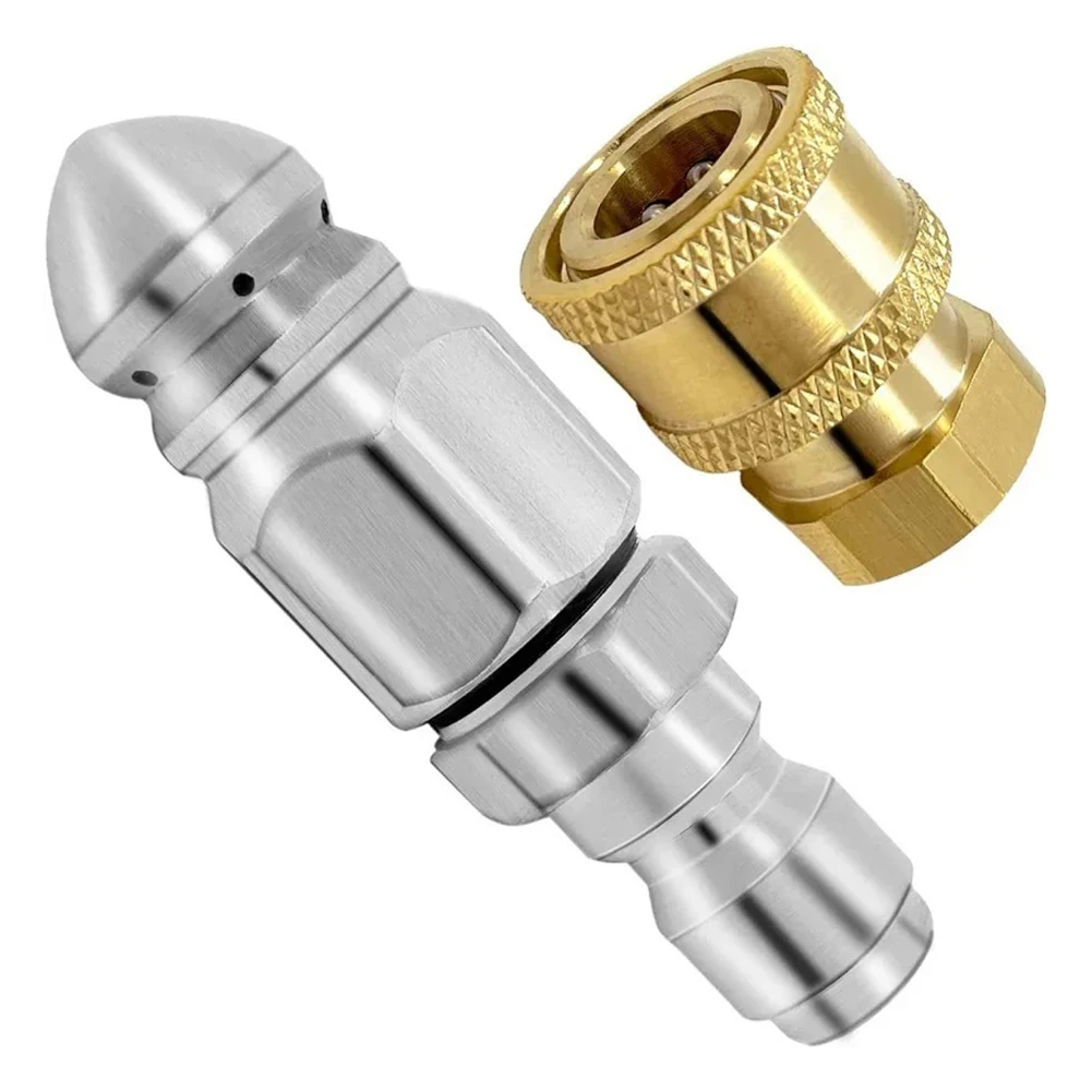 Sewer Jetting Nozzle 5000PSI With 1/4