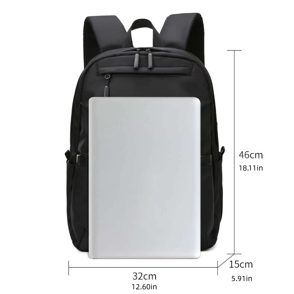 متعددة الوظائف سعة كبيرة الرجال على ظهره مقاوم للماء أكسفورد القماش طالب حقيبة مدرسية متعددة جيب الترفيه حقيبة لابتوب الأعمال #5