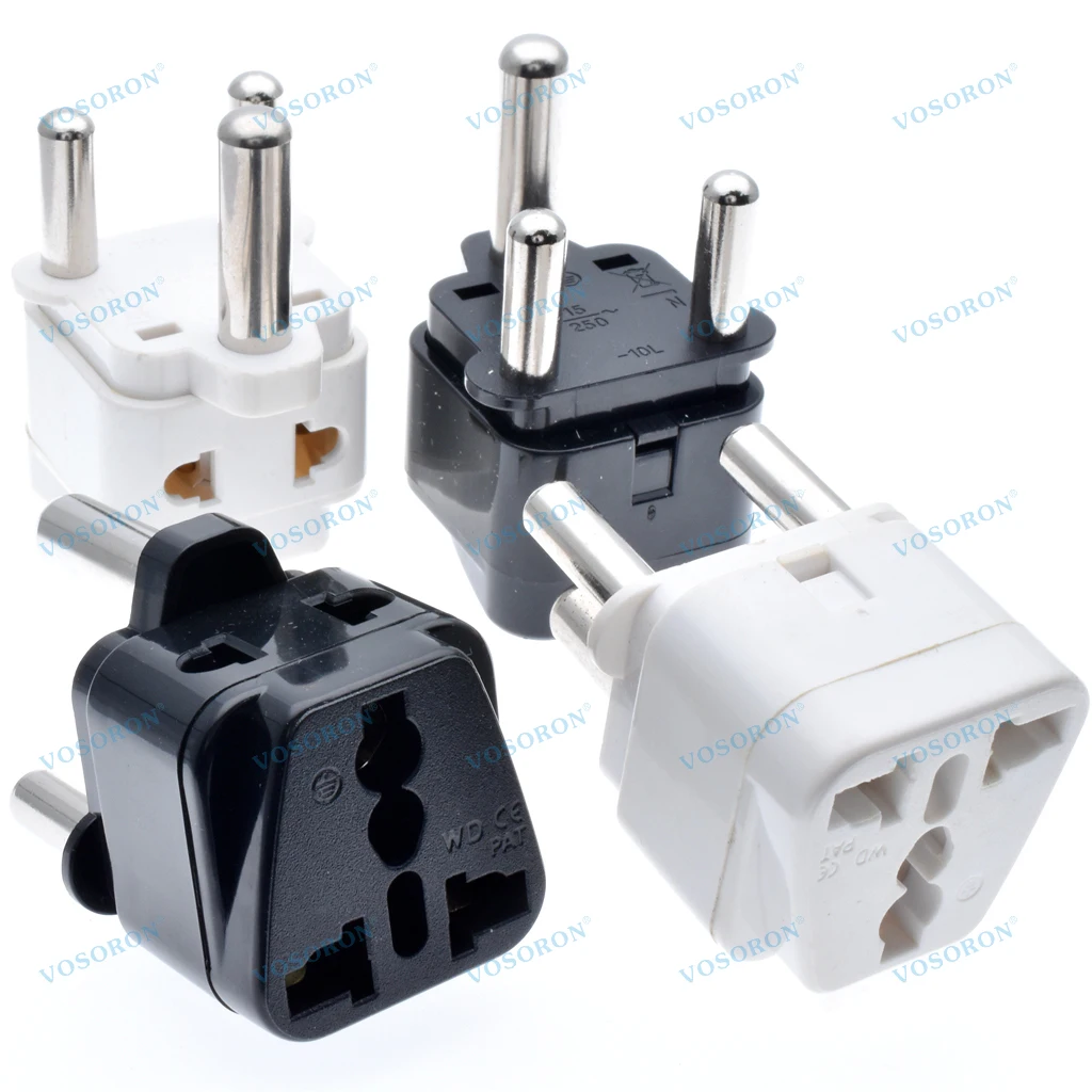 South Africa, Botswana Power Plug Adapter, 2 in 1 USA Grounded Connection - Universal Socket - Type M﻿﻿