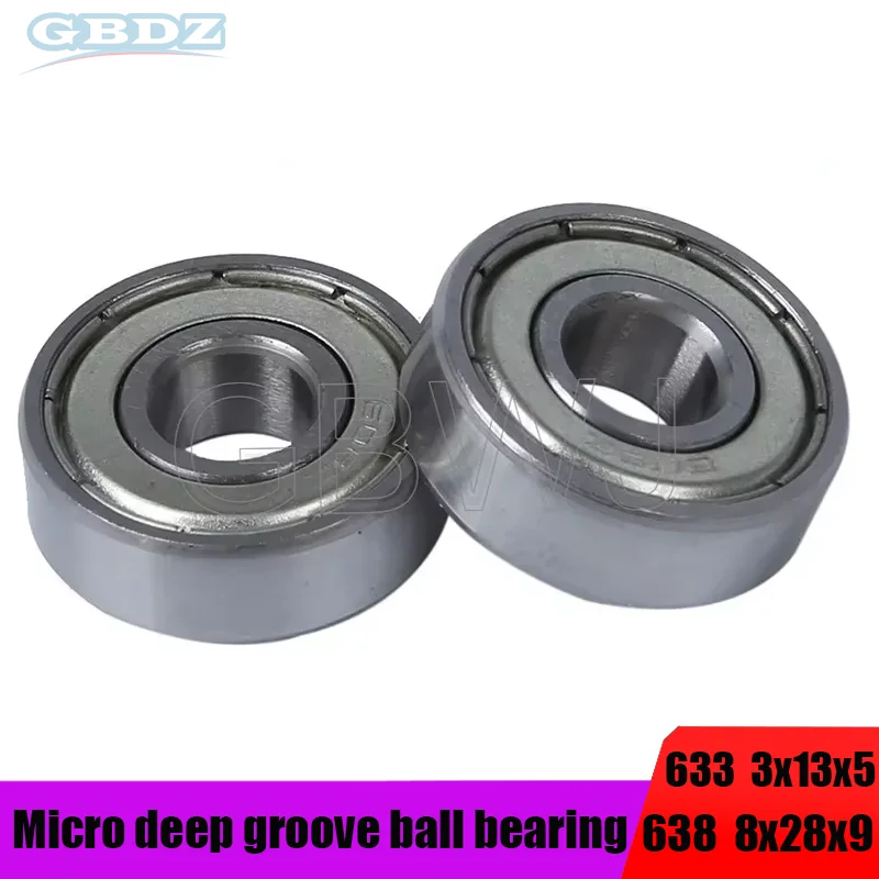 

1PCS 633 634 635 636 637 638 Deep Groove Ball Bearing Micro Deep Groove Ball Bearing