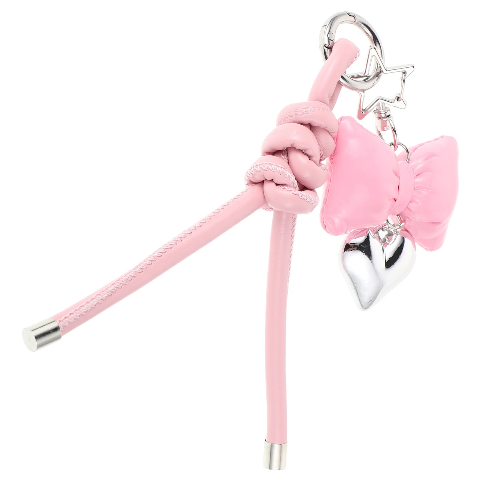 

Bow Decoration Bowknot Mobile Phone Strap Necklace Cell Accessories Charms Belt