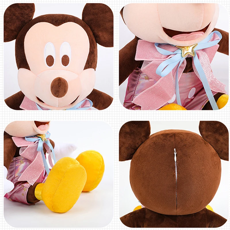 40-70cm Cute Disney Mickey Mouse Minnie Plush Toys Classic Anime Evening Dress Doll Pillow Kawaii Stuffed Toys for Children Xmas view 5