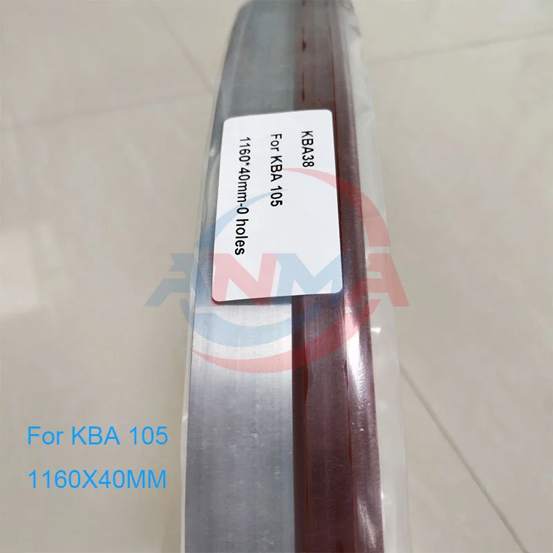 3Pieces Polyurethane Material KBA Rapida 105 Wash up Blade 1160X40mm KBA38 Printing Machine Parts