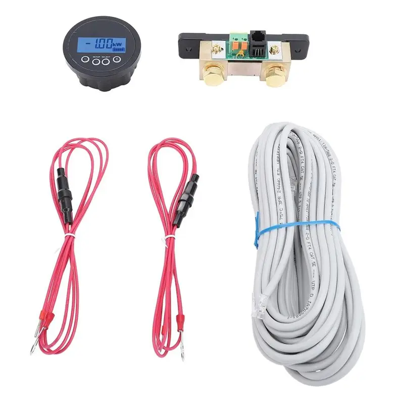 Efficientt-BMV-712 For 6.5 To 70VDC Shunt Battery Monitor Temperature Measurement Smart Battery Monitoring Via Phone Control Vol