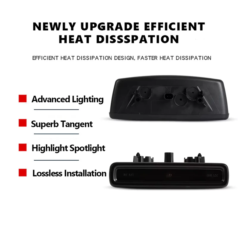 For Jeep JL wrangler 2018+ LIGHT Brake Light Rear Tail Light Center High Level Third Light Accessories Car Stop Lamp