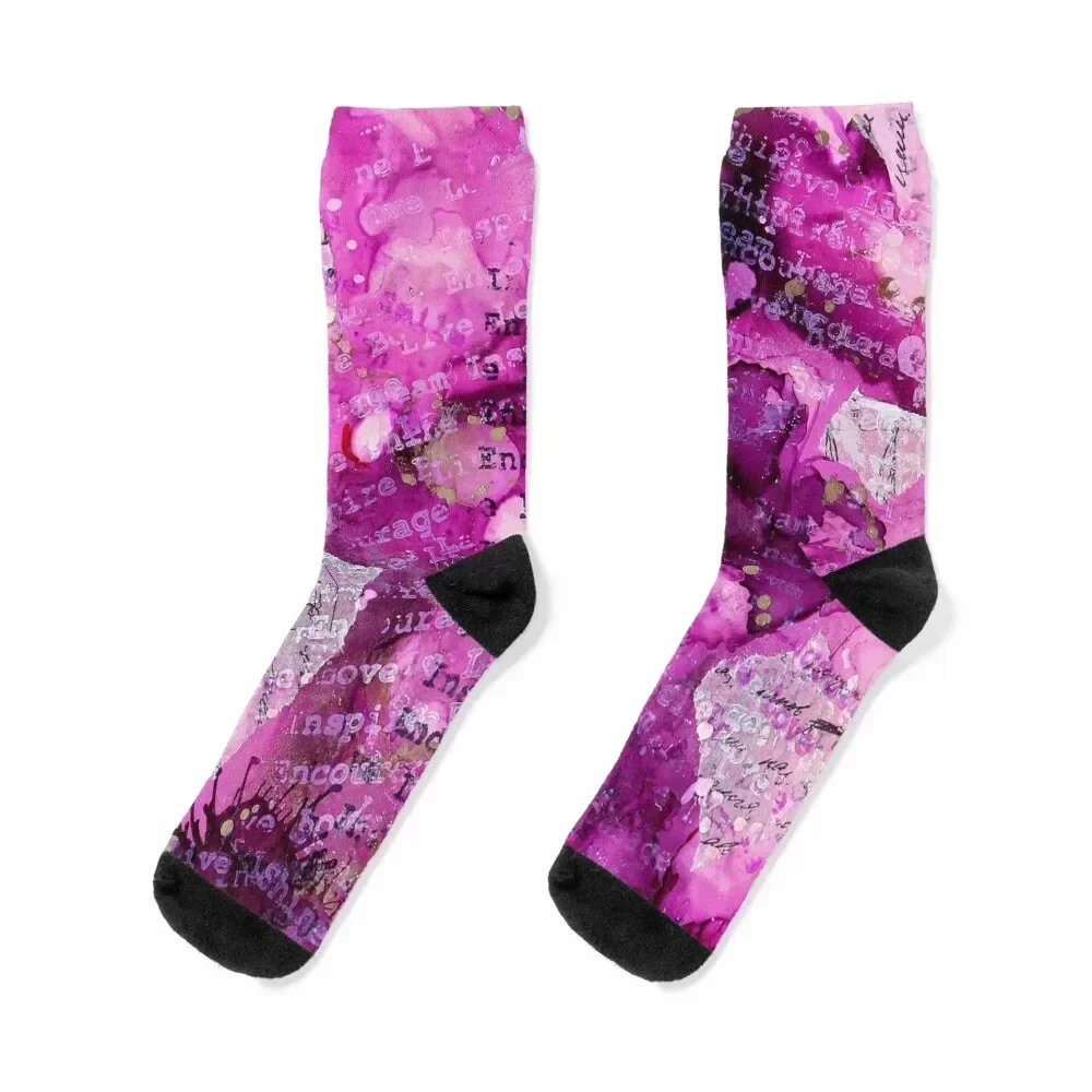 

You, my rose (happy art) Socks Rugby Novelties Socks Girl Men's