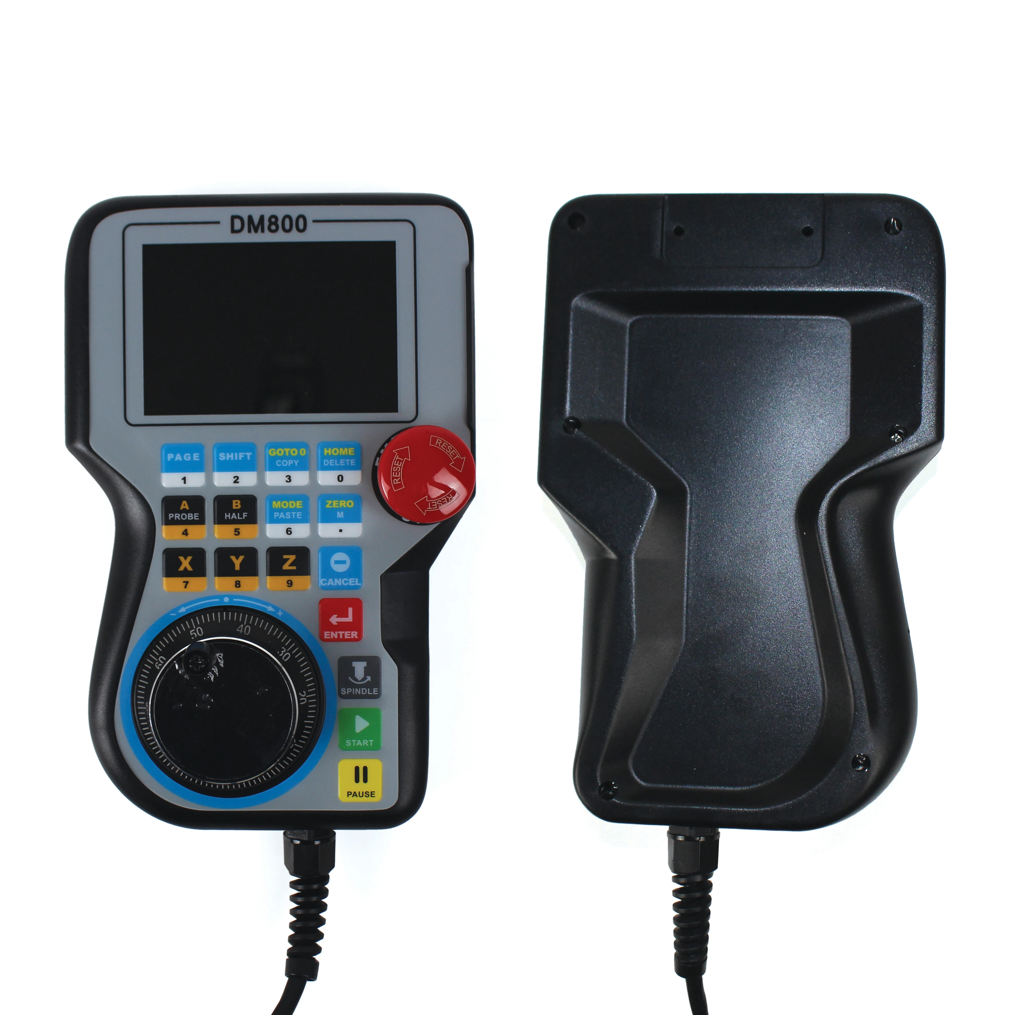 Imagem -03 - Controlador de Movimento Offline com Controle Manual E-stop Cnc Autônomo Volante 24v dc Suporte G-code Dm800 Eixos