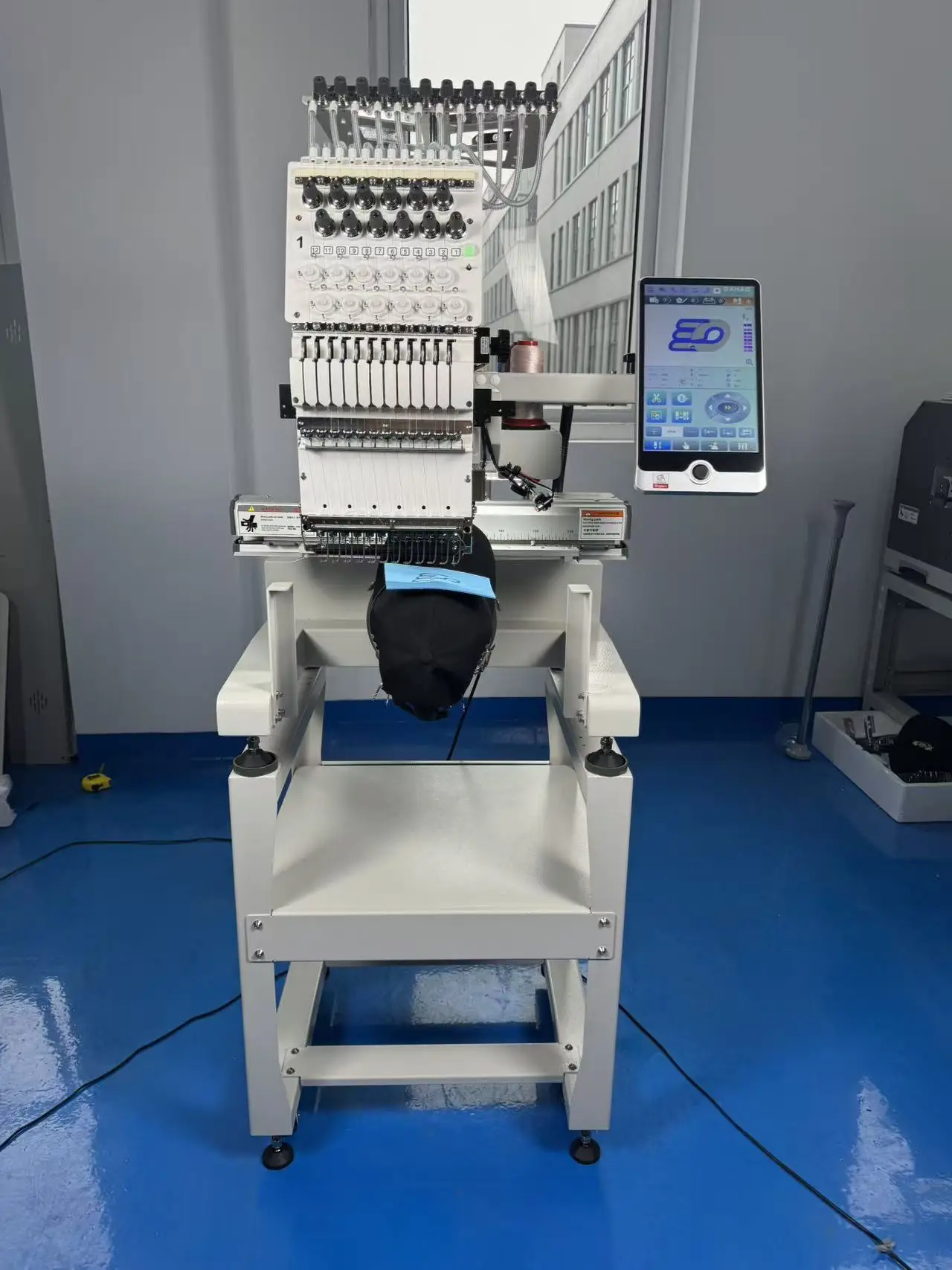 Computerized Embroidery Machine Single Head Household Home Use DIY Hat T-Shirt Garment Embroidery Equipment