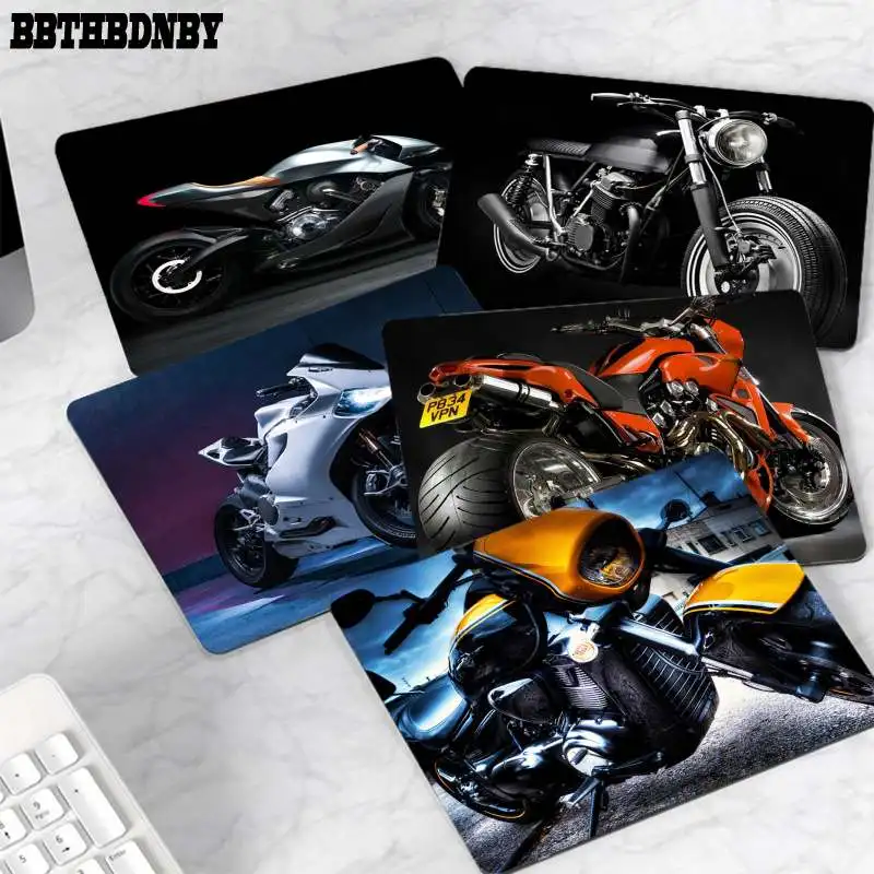 BBTHBDNBYVintage Cool Motorcycle Customized laptop Gaming mouse pad Top Selling Wholesale Gaming Pad mouse