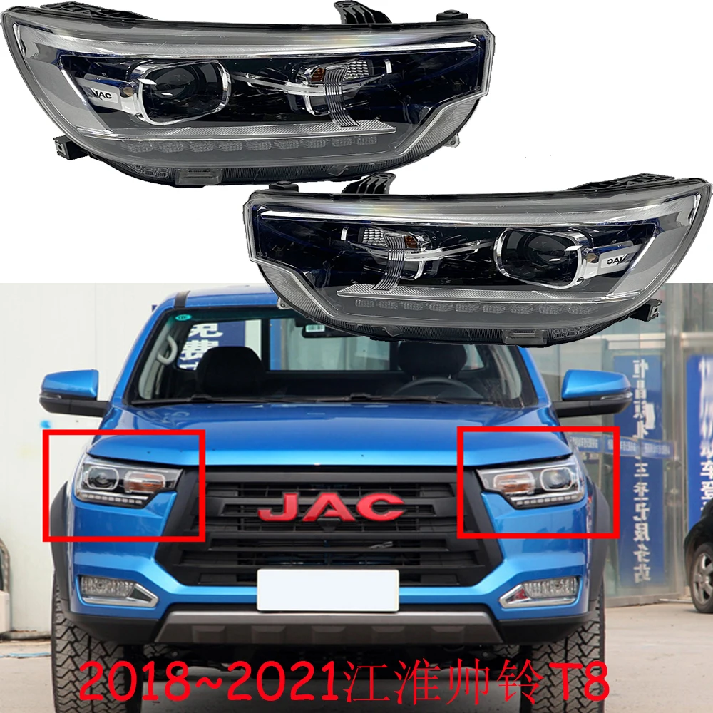 

1 шт. автомобильный бампер, фара KMC для JMC JAC T8, фара 2018-2021 г., автомобильные аксессуары, фара JAC T8, противотуманная фара