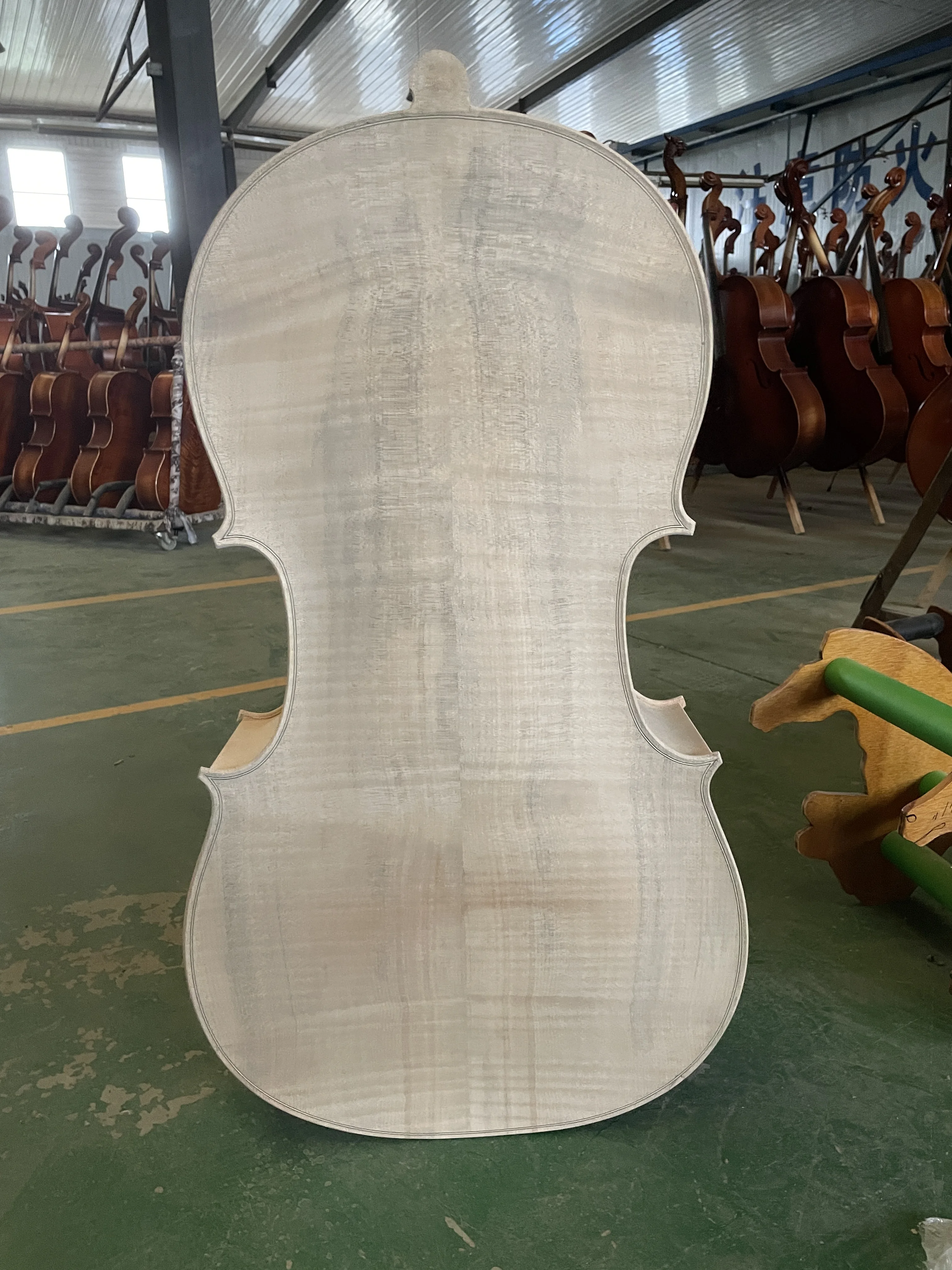 White cello body, high-quality 4/4 cello, European material, handmade