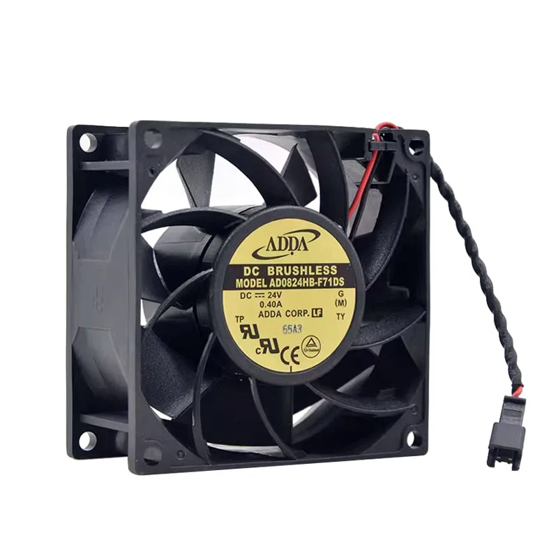 

NEW ORIGINAL AD0824HB-F71DS 24V 0.40A 8038 80x38mm COOLING FAN RADIATOR