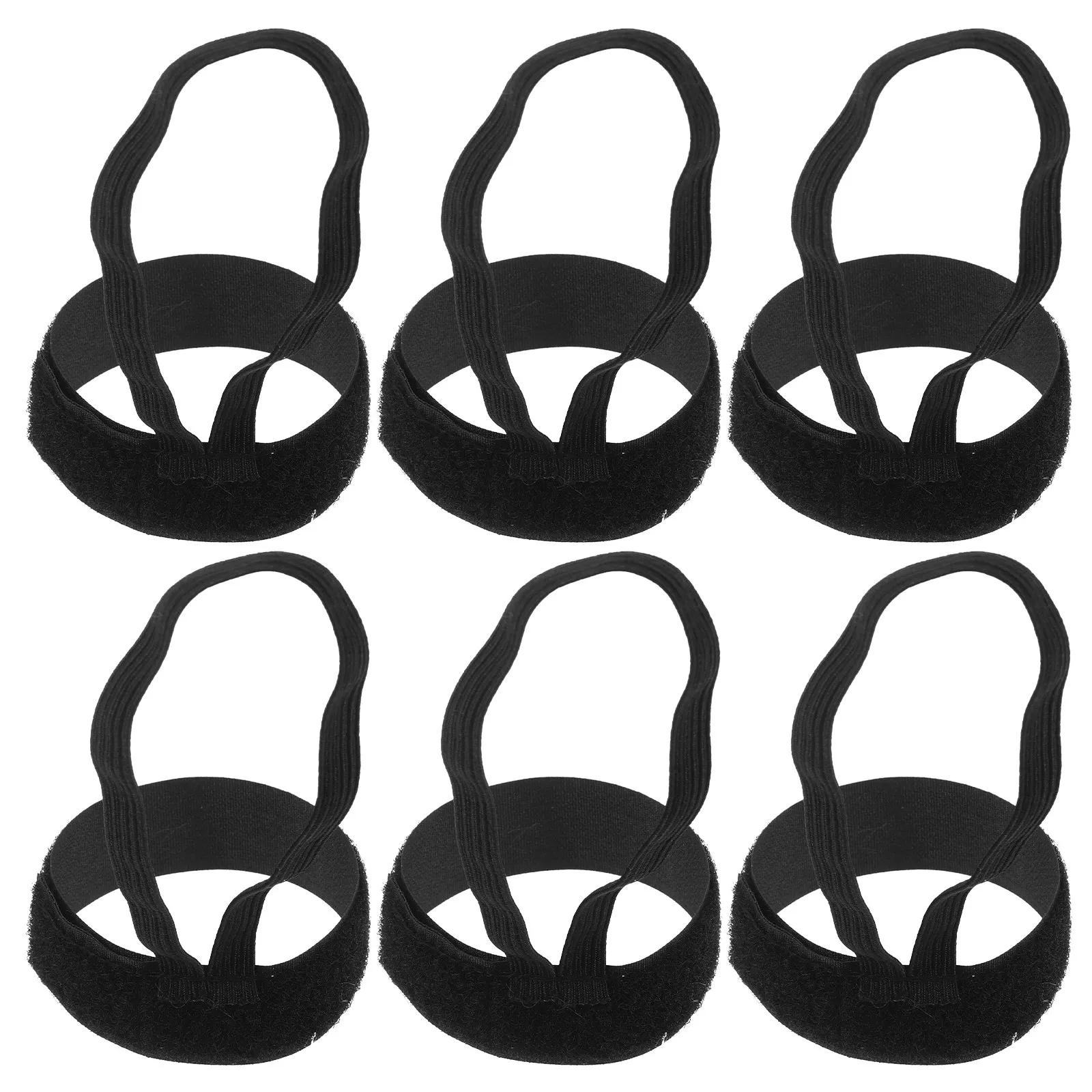 

6Pcs Football Referee Wristband High Quality Elastic Material Non Deforming Comfortable Grip for Soccer Refereeing Official