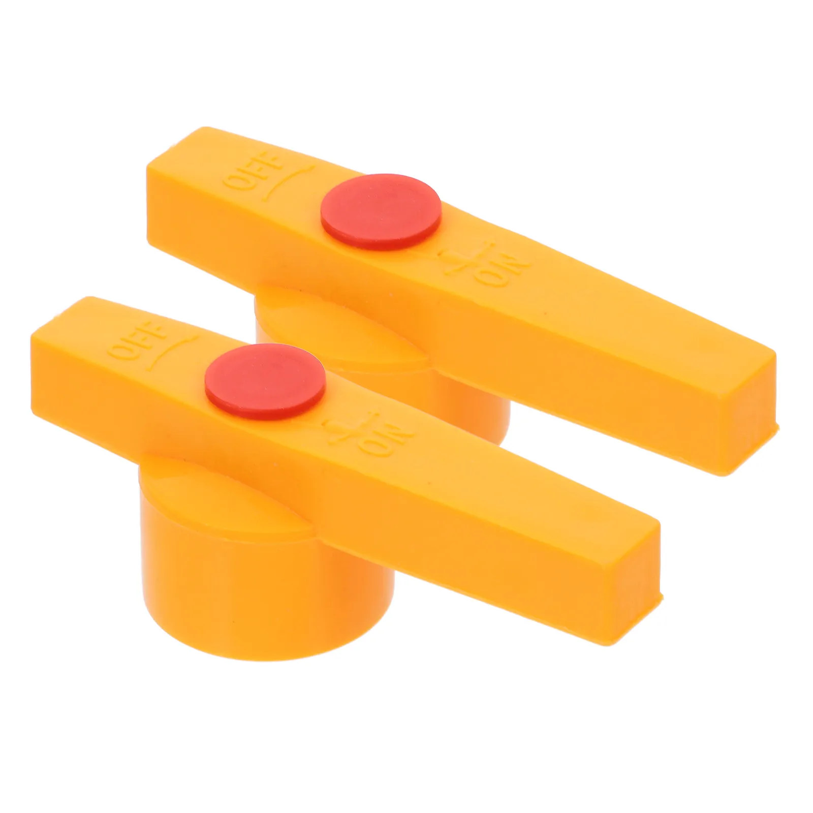 2Pcs Ball Valve Handle Plastic Replacement for 20Mm 25Mm Water Shut Off Valve Lever Easy Installation Quick Connect Fittings,