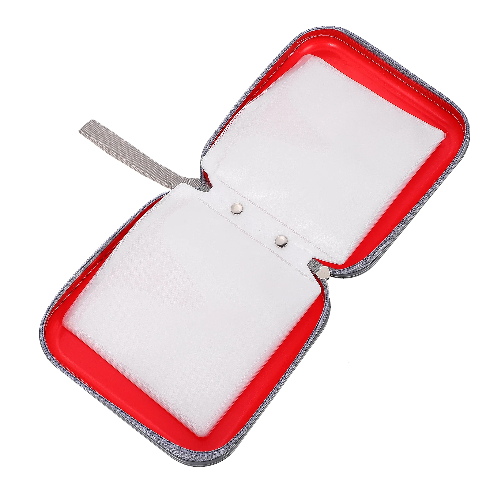 

40 Capacity Storage Case Large Size Disc Bag Red High Quality Travel Wallet Large Capacity Cd Bag Holder Rack