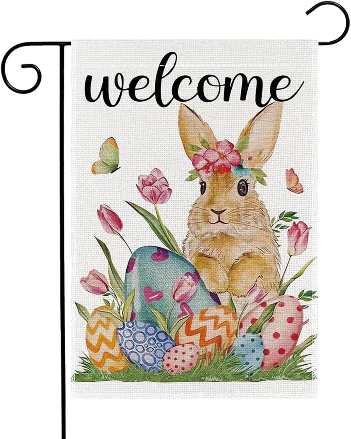 Easter Garden Flag,…