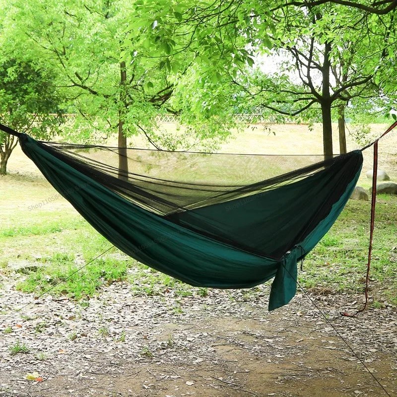 Automatic Quick Opening Mosquito Net, Hammock, Canopy Set, Aerial Tent, Camping, Outdoor Leisure
