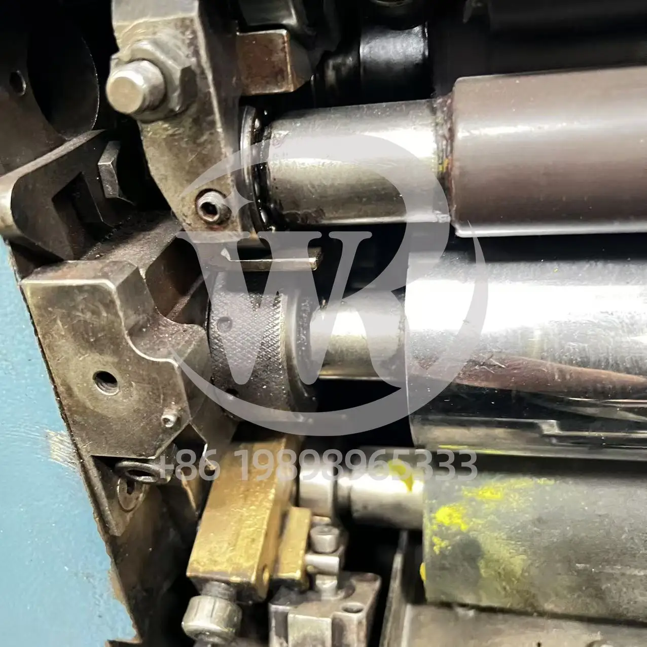 بكرة مائية أصلية مستعملة من KBA Rapida 74، أسطوانة مطلية بالكروم لأجزاء Kba 74 #3