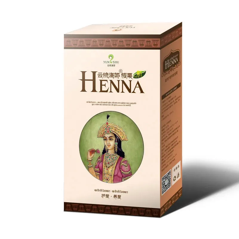 

100g Indian Pure Plant Henna Powder Dye Black Dark Brown Cover White Hair Nourishing Care Dye Accessories