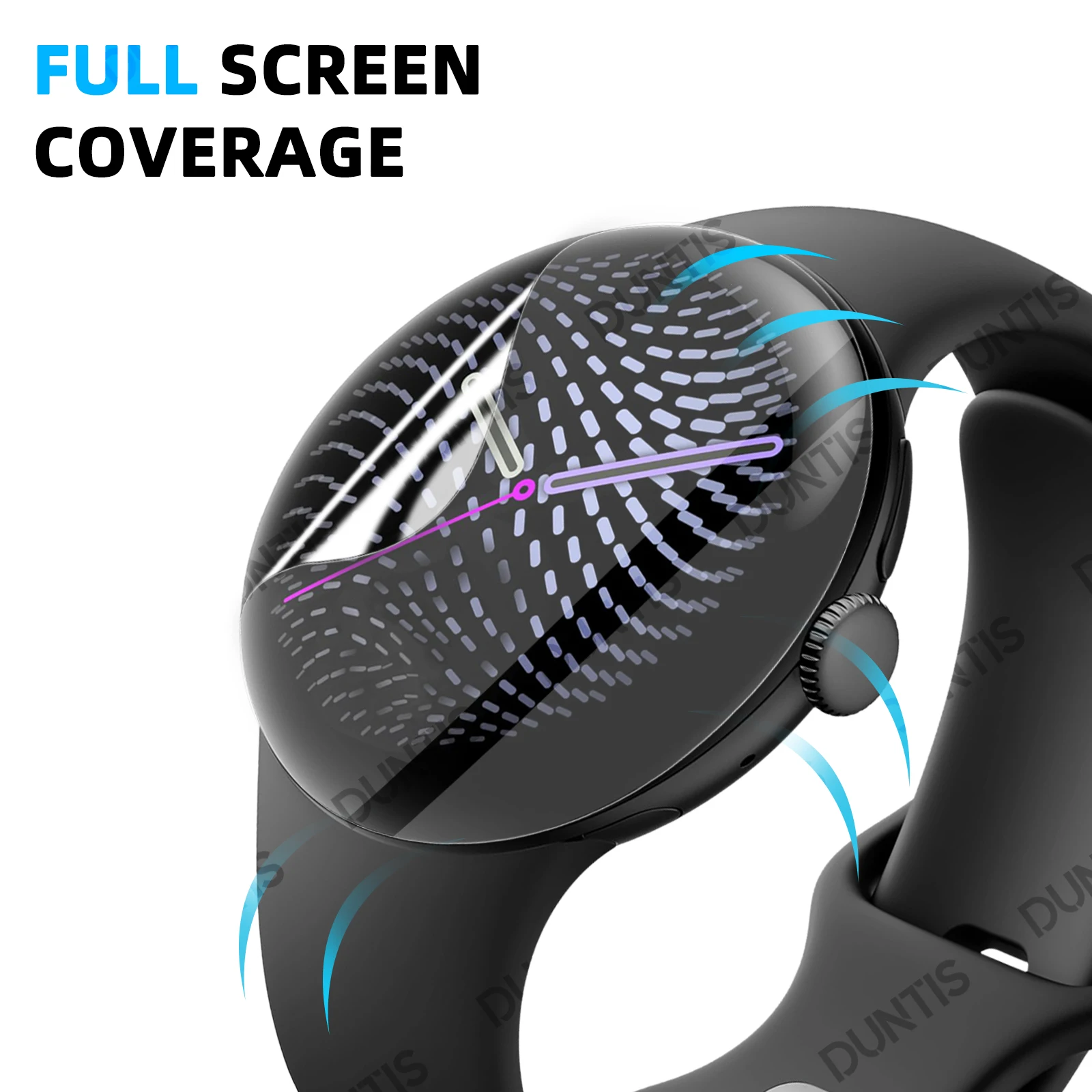 Screen Protector for Google Pixel Watch 5 45mm 41mm Anti-scratch Hydrogel Film HD Full Coverage Soft Protective Film Accessories