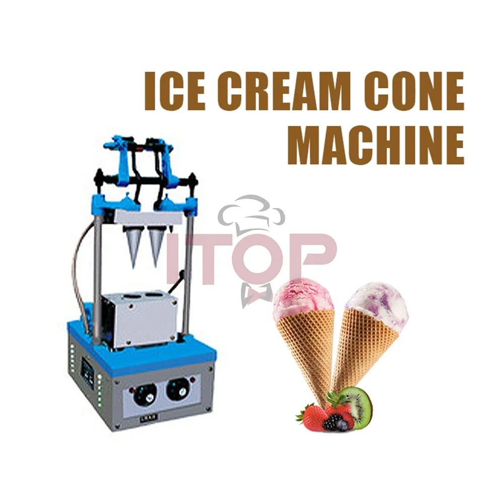 Commercial Waffle Cone Maker Non Stick Pure Pan Lasting Ice Cream Cone Maker Professional Customized Sweet Soft Waffle Cone