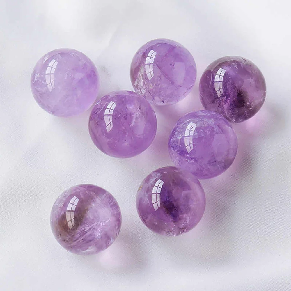1-20Pcs Dia 20mm Colored Glass Ball Transparent Crystal Decor Ball for Fish Tank Ornament DIY Craft&Game Pieces