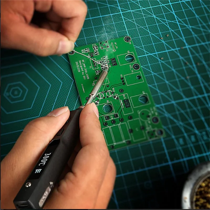 

HRBAJ-5PCS Soldering Iron Tips,TS100 Series Rapid Heating Replacement Tip For Pinecil TS100 TS101 Soldering Iron