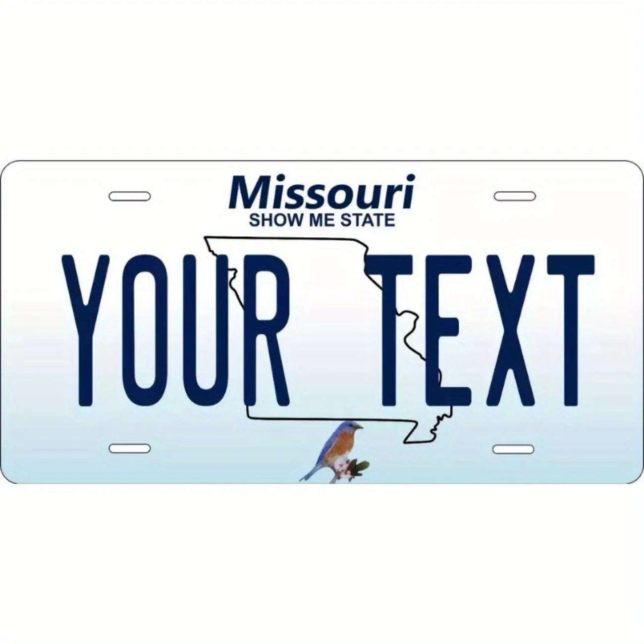 Anpassbares MI-Nummernschild – 30,5 x 15,2 cm, personalisierbar, furchtloses Design mit Muttersmotiv, maßgeschneiderter Text, nur Dekoration.