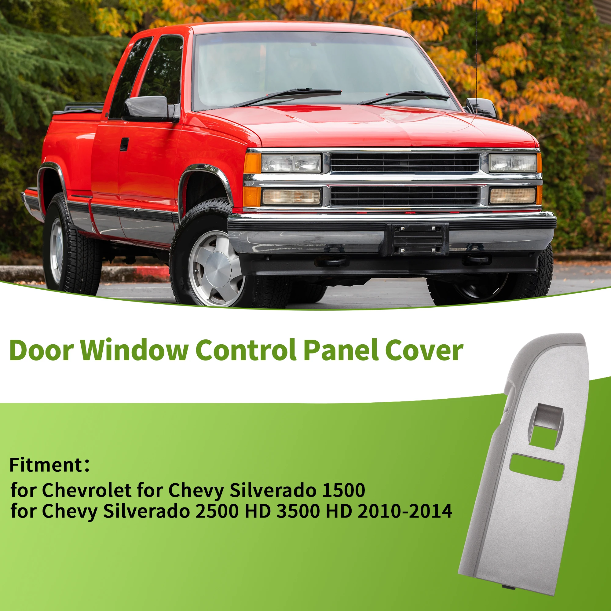

UXCELL Window Switch Bezel Cover for Chevrolet for Chevy Silverado 10-13 No.20922521