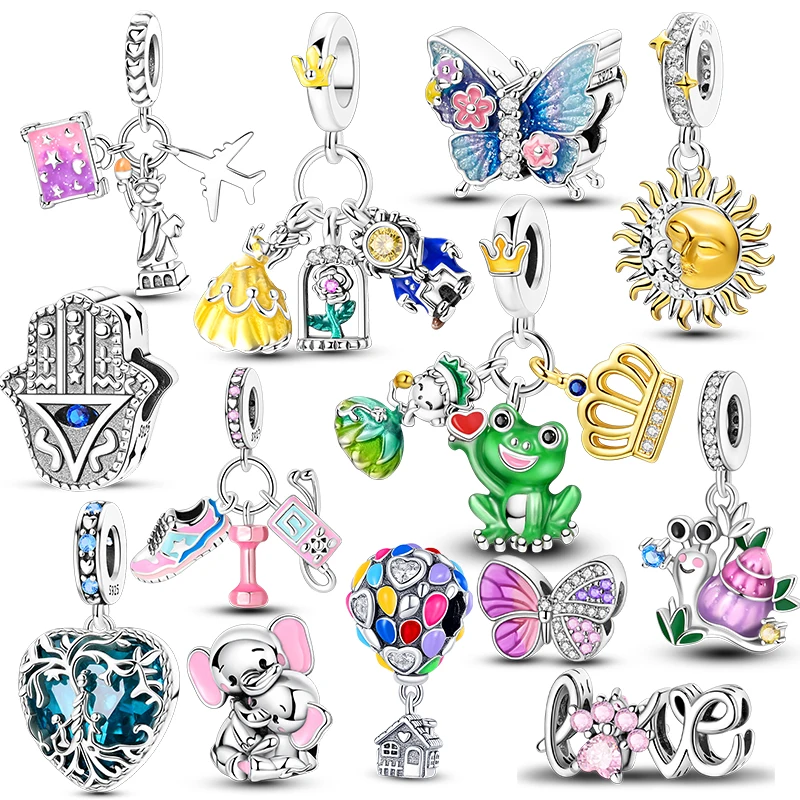 

Новинка из стерлингового серебра 925 пробы, хроматическая кофемашина, подвески, бусины, ювелирные изделия, подходят для оригинального браслета 925, сделай сам, для женщин, ювелирные изделия, подарок