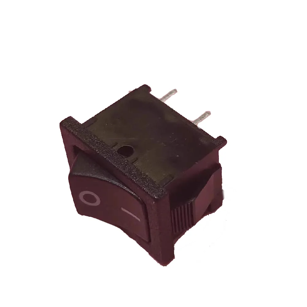 Original JS-606 Ship switch 2 pin second gear rocker switch 6A250V Power key switch 10A125V Holes 19 x 13mm panel 21 x 15mm