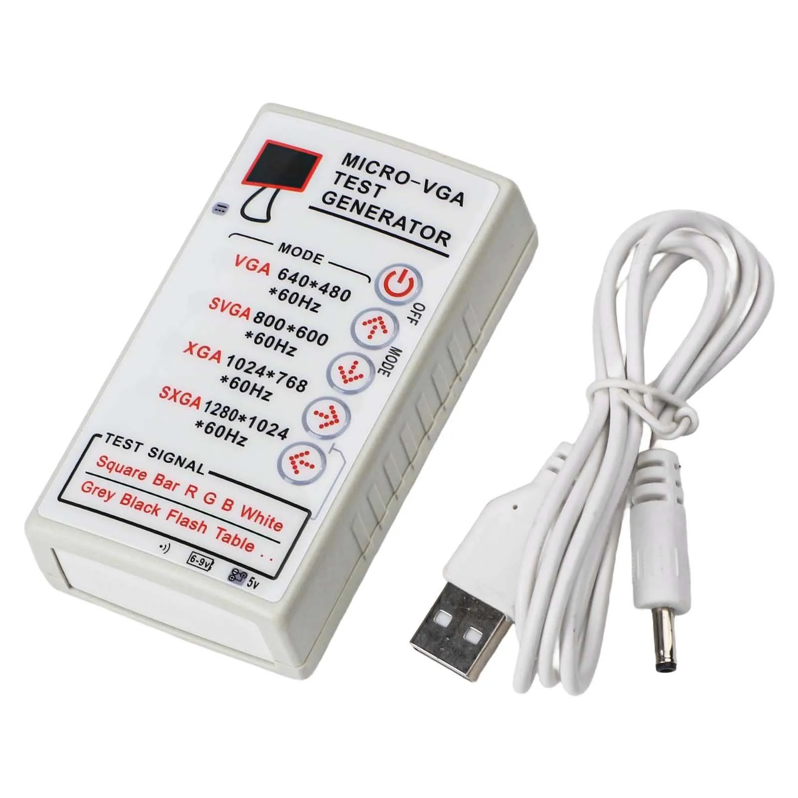 Monitor Repair Tool CRT Projector Tools Monitor Testing 26mm X 52mm X 90mm Adapter Practical For Screen Testing For CRT Testing
