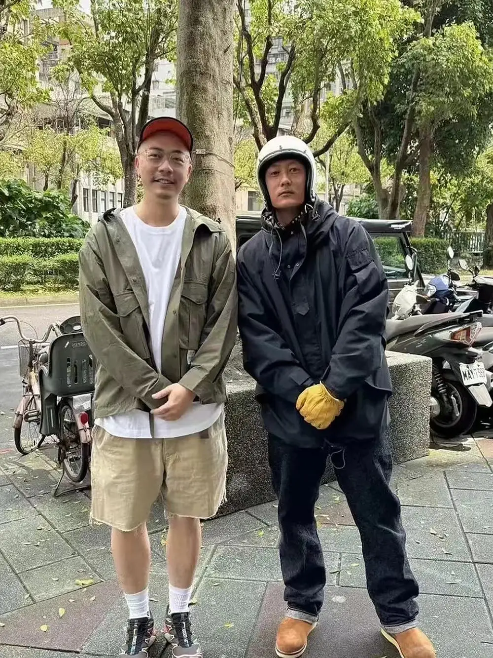 

Мужская водонепроницаемая куртка Hardell для велоспорта и работы, MEANSWHILE Yang Men, свободный крой, простой стиль, весна-осень-зима