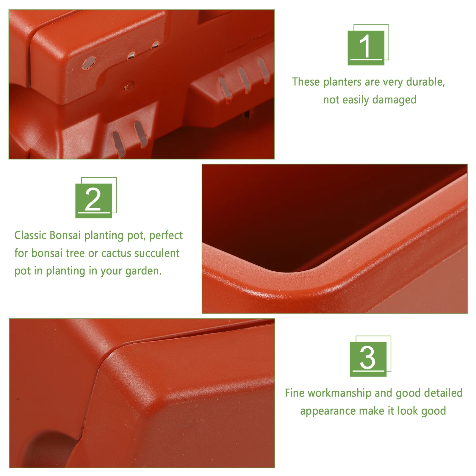 

7 шт., коробки для цветов на балконе, прочные цветочные горшки из смолы для суккулентов, товары для дома и сада, цветочный горшок из смолы