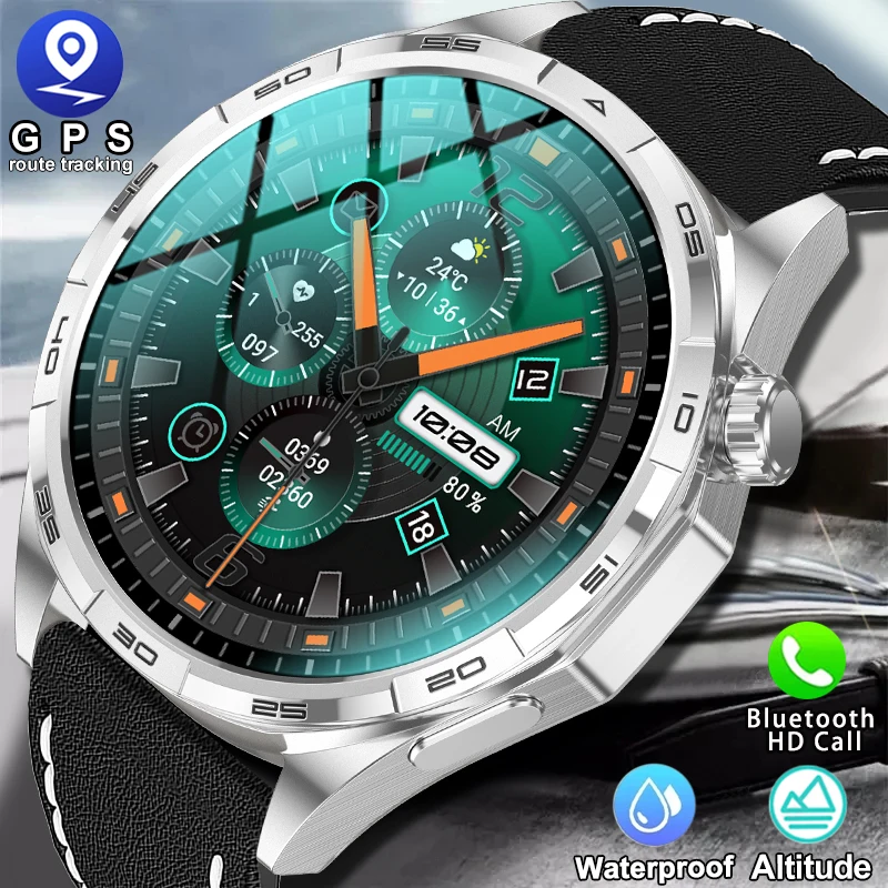 2026New ساعة ذكية الرجال الرياضة في الهواء الطلق مقياس الارتفاع GPS مسار الأكسجين الدم الصحة مكالمة صوتية موضة Smartwatch للرجال والنساء #1