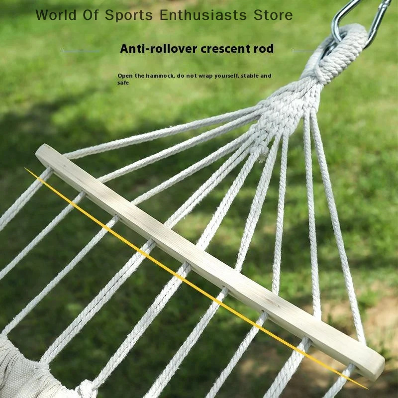 مكافحة الانقلاب أرجوحة 1 شخص السفر الشاطئ المحمولة الراحة سرير معلق كرسي التخييم في الهواء الطلق أرجوحة مع حقيبة التخزين