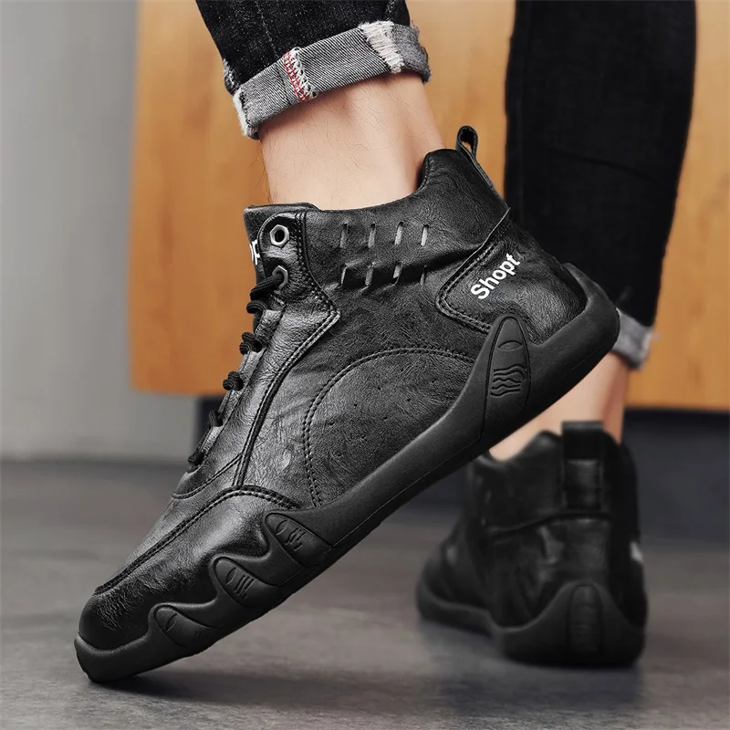 Zapatos Doudou de cinco dedos para hombre, calzado informal de interior cómodo, novedad de 2023