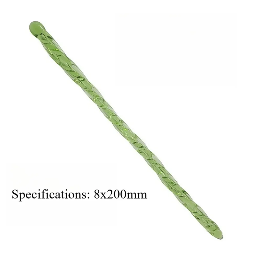 Spiral Glass Urethral Stick, Twisted Texture Male Urethral Stimulator Toy view 6