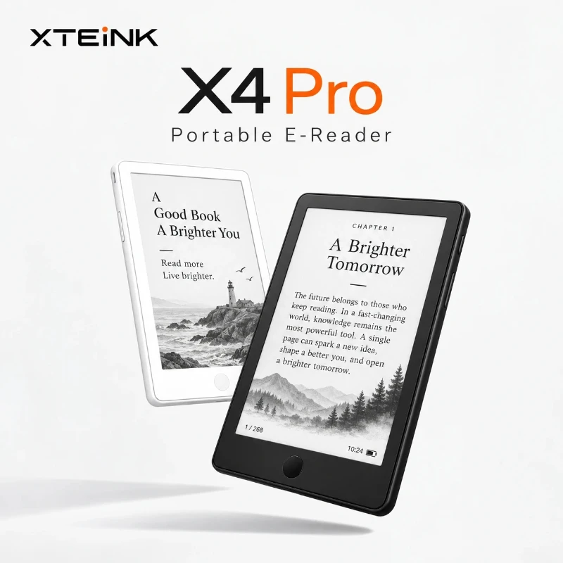 XTEINK X4 Pro 4.3 Inch E Ink E-Book Reader Portable Touchscreen Mini Ereader Electronic Paper Display for Reading
