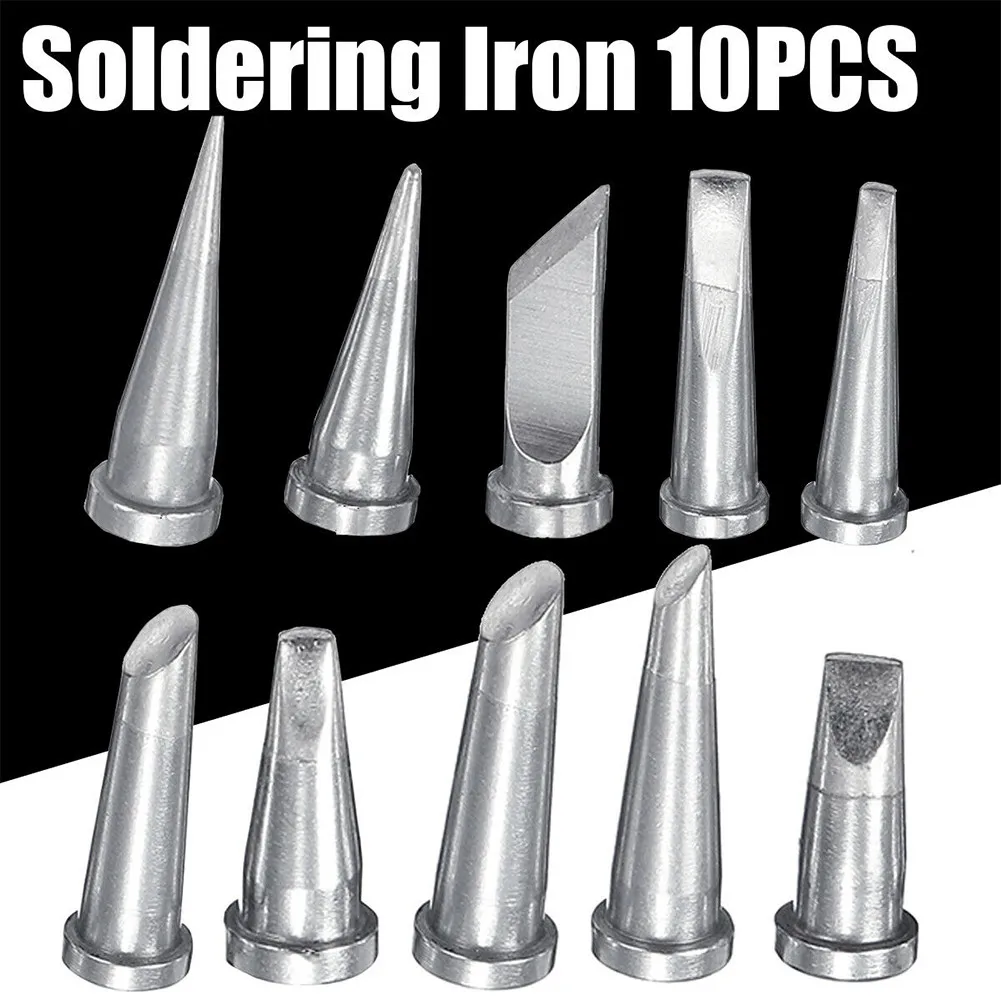 

10Pcs Soldering Iron Tip Set High Strength And Hardness Soldering Iron Tip For Weller WSD81 WD1000 WSP80 WP80 LT-Welding Tools